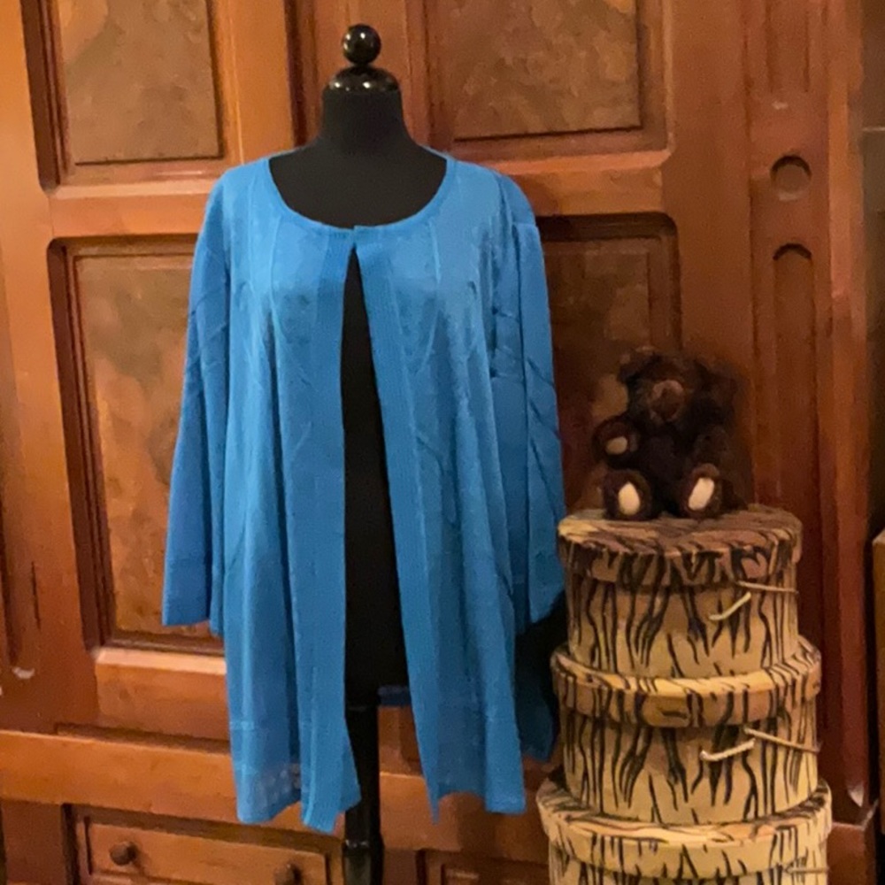 Plus knit jacket